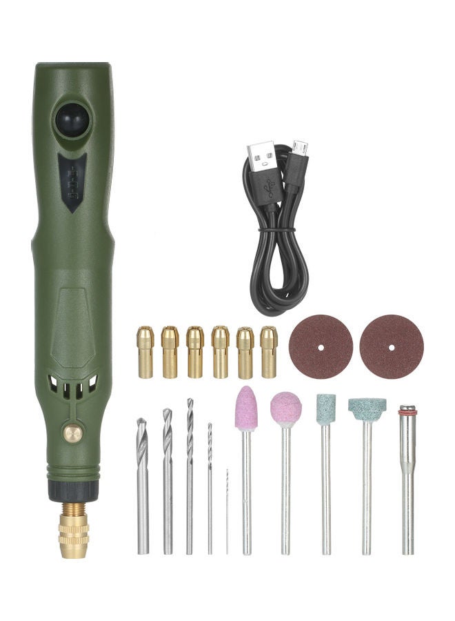 NIBEMINENT Cordless Rotary Electric Grinder Set Multicolour - Image 1