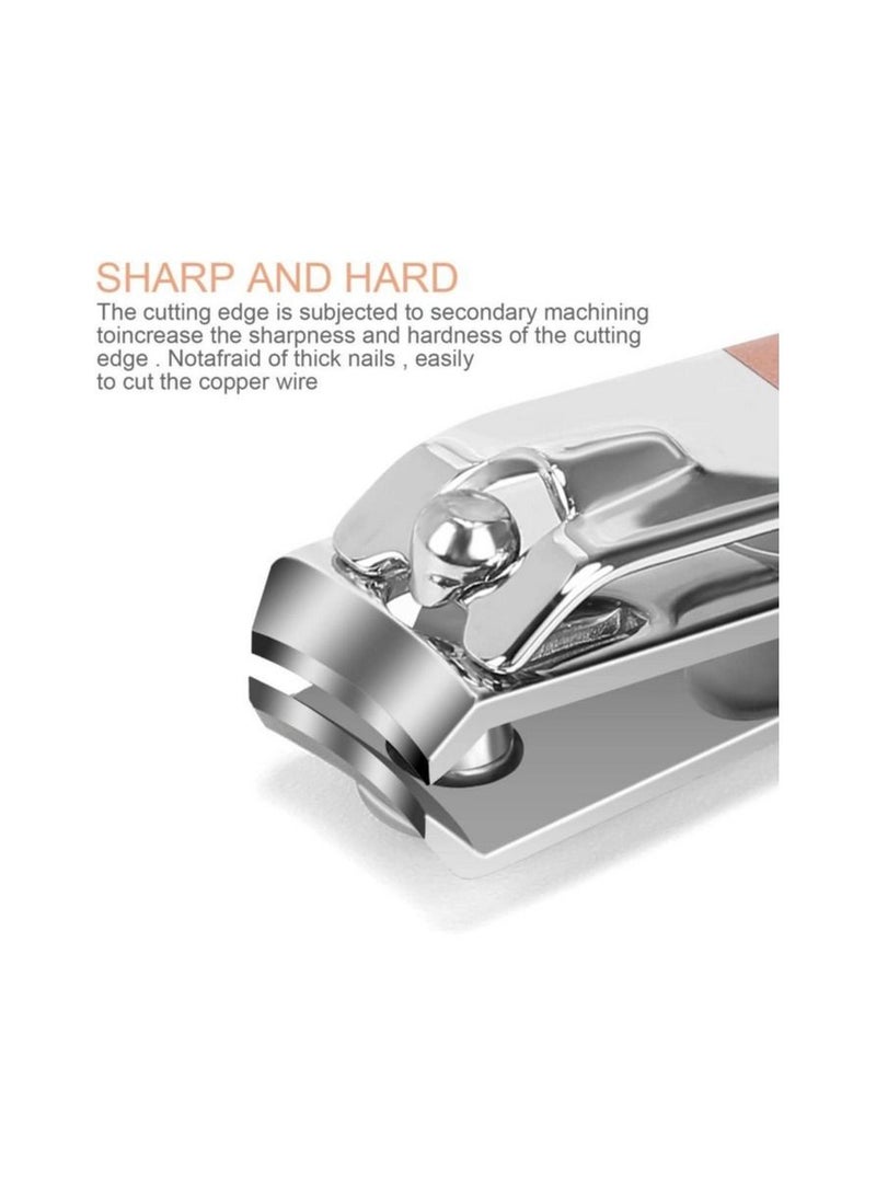 بلومنغ تايم Rose Gold Elegance مجموعة أدوات المانيكير والباديكير الاحترافية الكاملة المكونة من 18 قطعة - Image 3