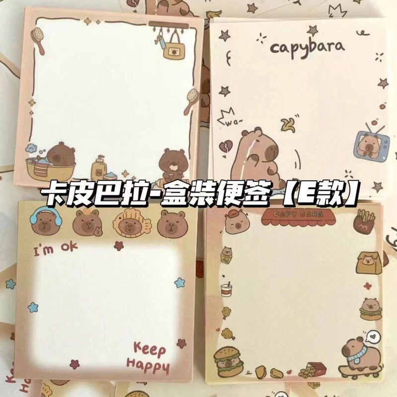New Cute Kappibala Boxed Note Paper High-Value Ins Non-Sticky Student Special Hand Ledger Series - Image 4