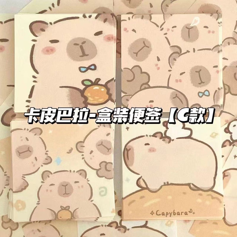 New Cute Kappibala Boxed Note Paper High-Value Ins Non-Sticky Student Special Hand Ledger Series - Image 3
