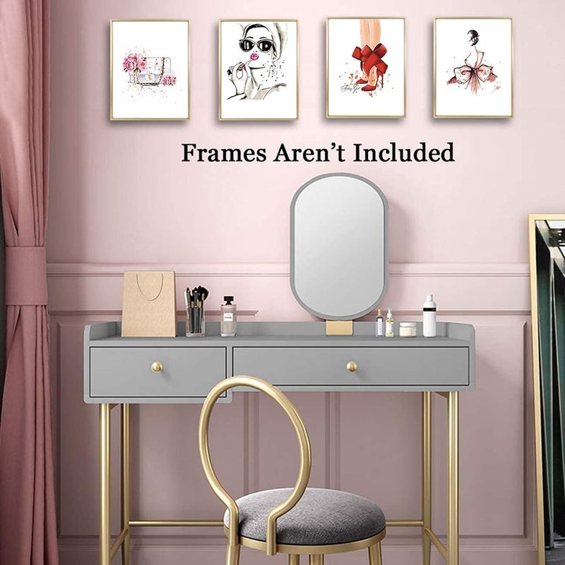 KAIRNE Fashion Women Art Print Set of 4 - Image 2