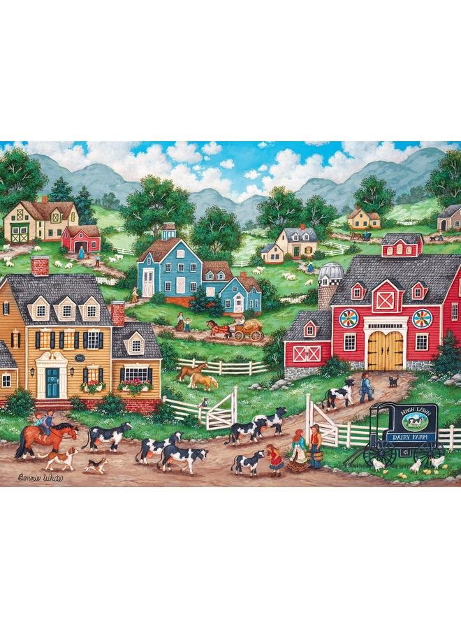 MasterPieces 550 Piece Jigsaw Puzzle For Adults Family Or Kids The Curious Calf 18"X24" - Image 3