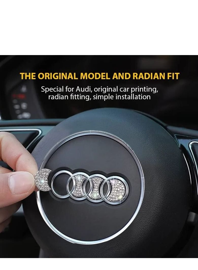 Crystal Sticker Compatible with Audi Steering Wheel - Image 2