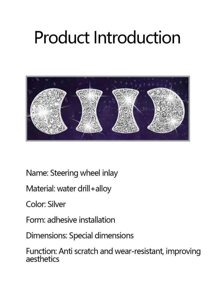Crystal Sticker Compatible with Audi Steering Wheel - Image 5