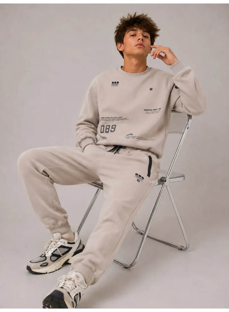 No Way Monday Boys Graphic Sweatshirt and Jogger 2-piece set