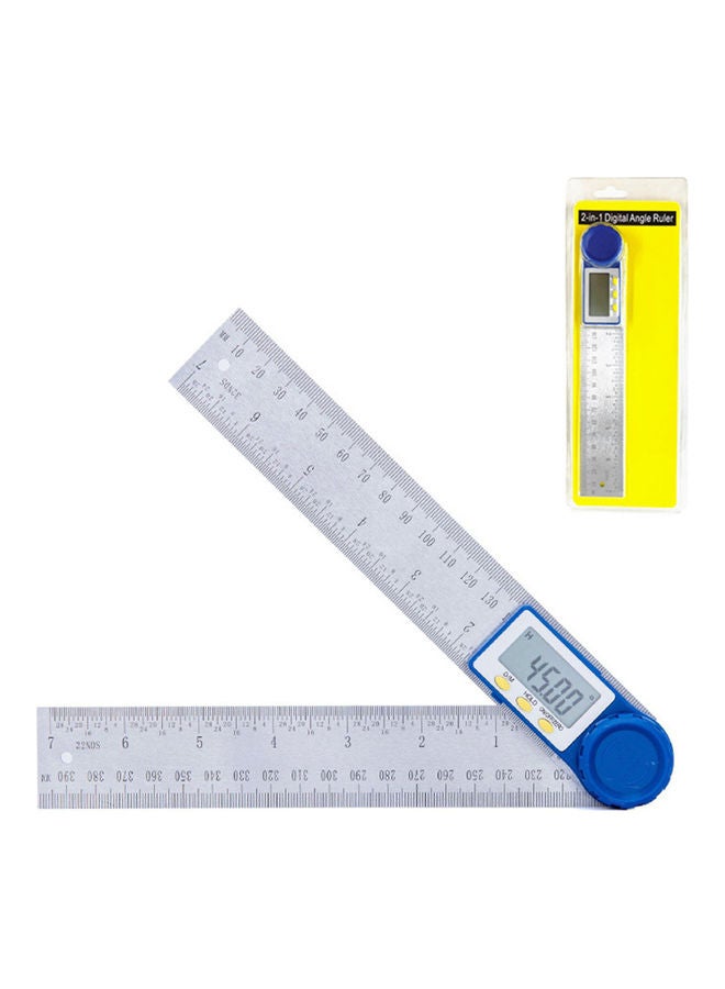 7 Inch Digital Angle Ruler Blue - Image 1