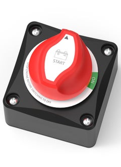 KASTWAVE Battery Switch 12-48V Waterproof Battery Shut Off Switch Battery Power Cut Master Switch Disconnect Isolator 275A High Current for Car Vehicle RV and Marine Boat (On/Off)  - Image 1