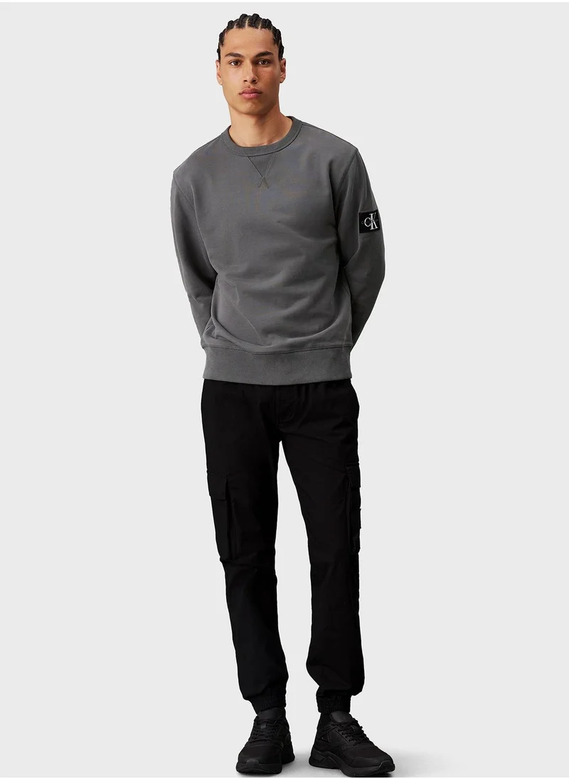 Calvin Klein Jeans Drawstring Cuffed Sweatpants