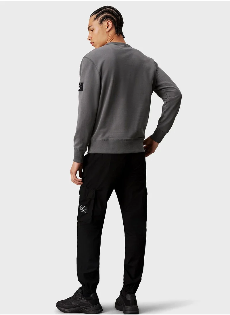 Calvin Klein Jeans Drawstring Cuffed Sweatpants