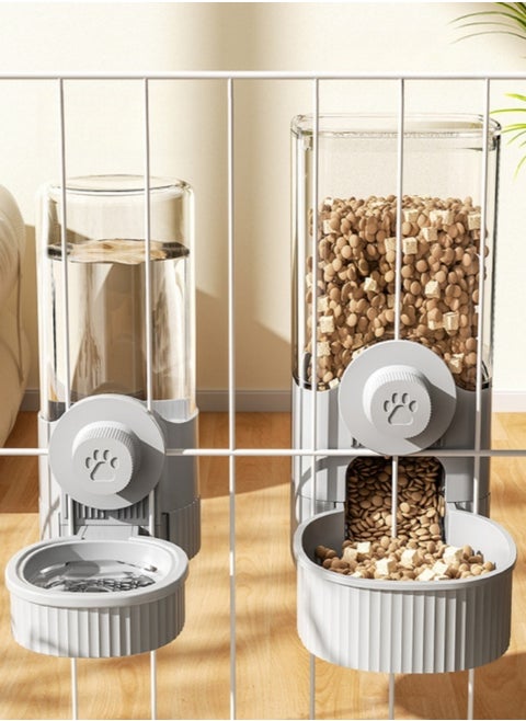 Lullaxx Innovative Automatic Pet Feeder and Water Dispenser - Extra - Large Capacity, Sustains Pets for 5 Days Without Refilling Food and 7 Days Without Refilling Water