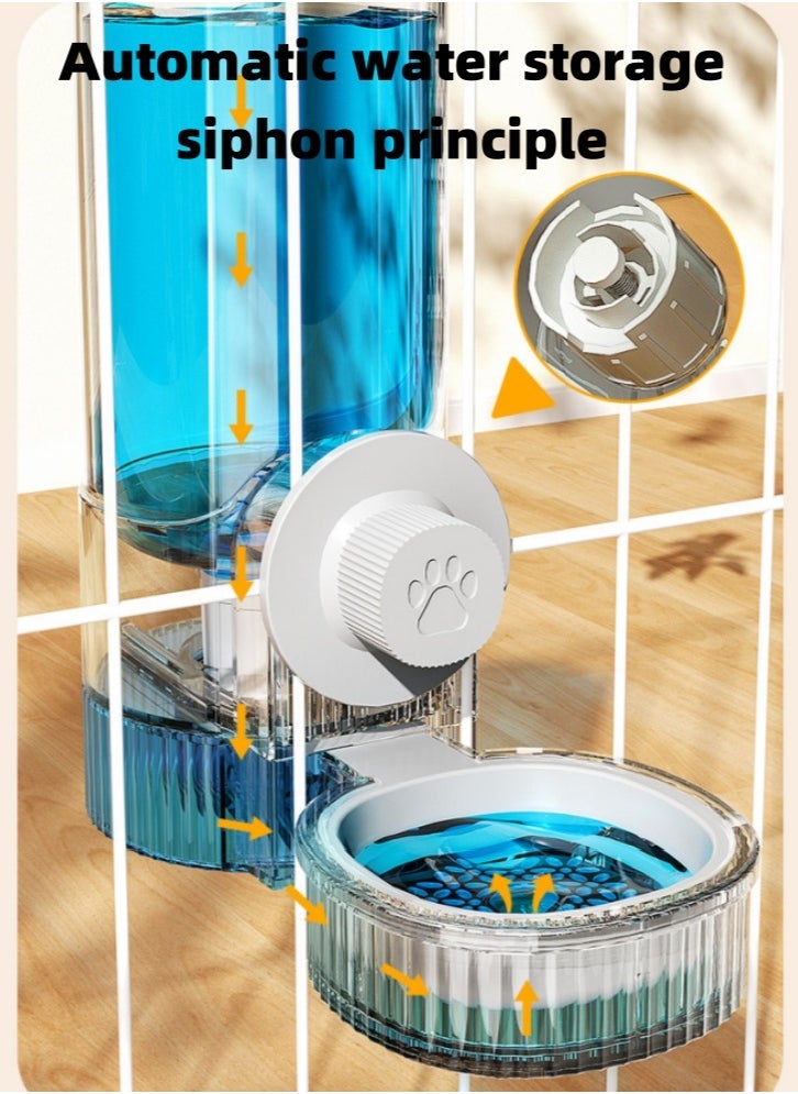 Lullaxx Innovative Automatic Pet Feeder and Water Dispenser - Extra - Large Capacity, Sustains Pets for 5 Days Without Refilling Food and 7 Days Without Refilling Water