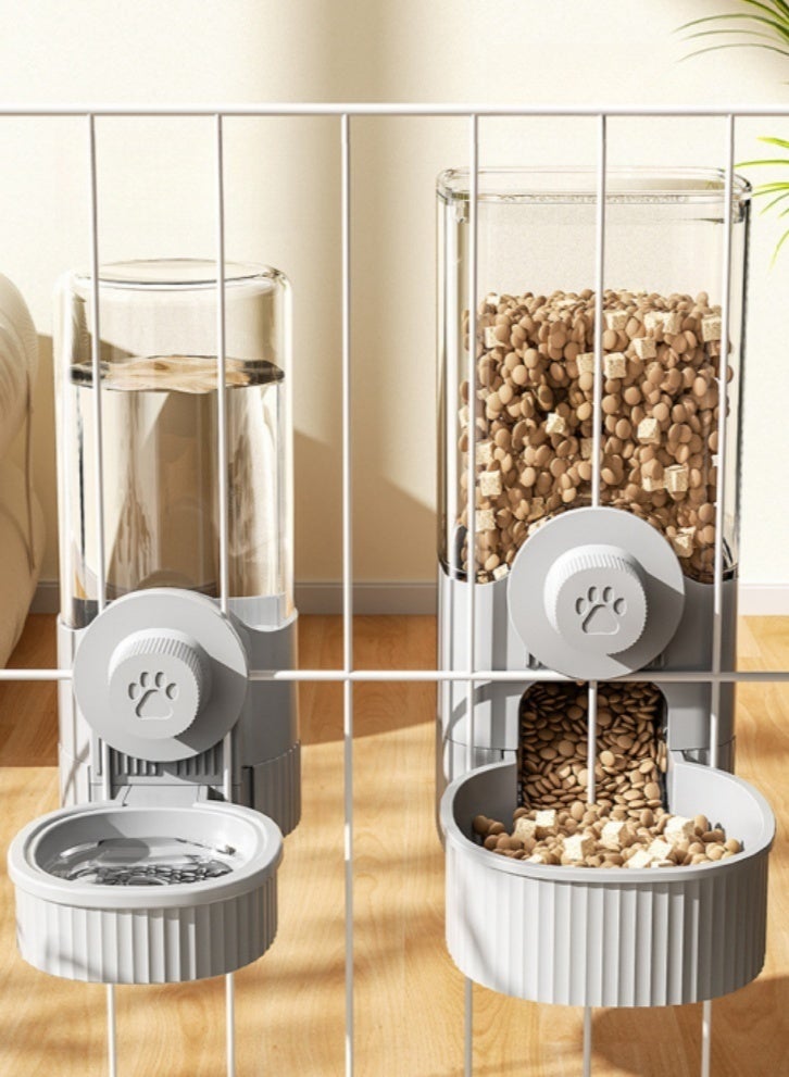 Lullaxx Innovative Automatic Pet Feeder and Water Dispenser - Extra - Large Capacity, Sustains Pets for 5 Days Without Refilling Food and 7 Days Without Refilling Water - Image 2