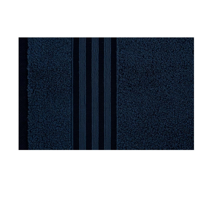 Casa Copenhagen - Egyptian Cotton Zero Twist 2 Pcs Hand Towel (40 X 60 cm) Colour : Navy - Image 3