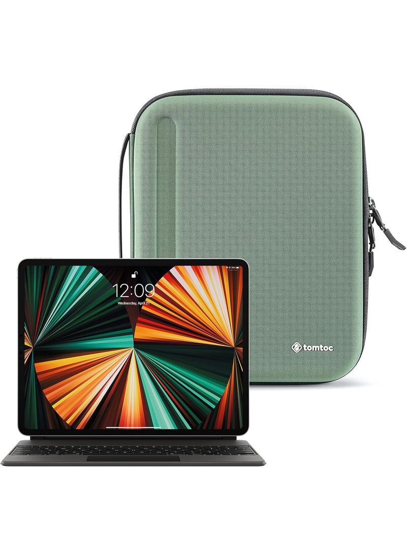Tomtoc FancyCase-B06 Portfolio Case for 13 Inch iPad Pro M4 & iPad Air M3 2025/M2 2024,12.9-in iPad Pro M2/M1, Protective Sleeve with Accessories Pocket, Carrying Storage Bag for Pencil Pro/Adapter/Magic Keyboard - Image 4