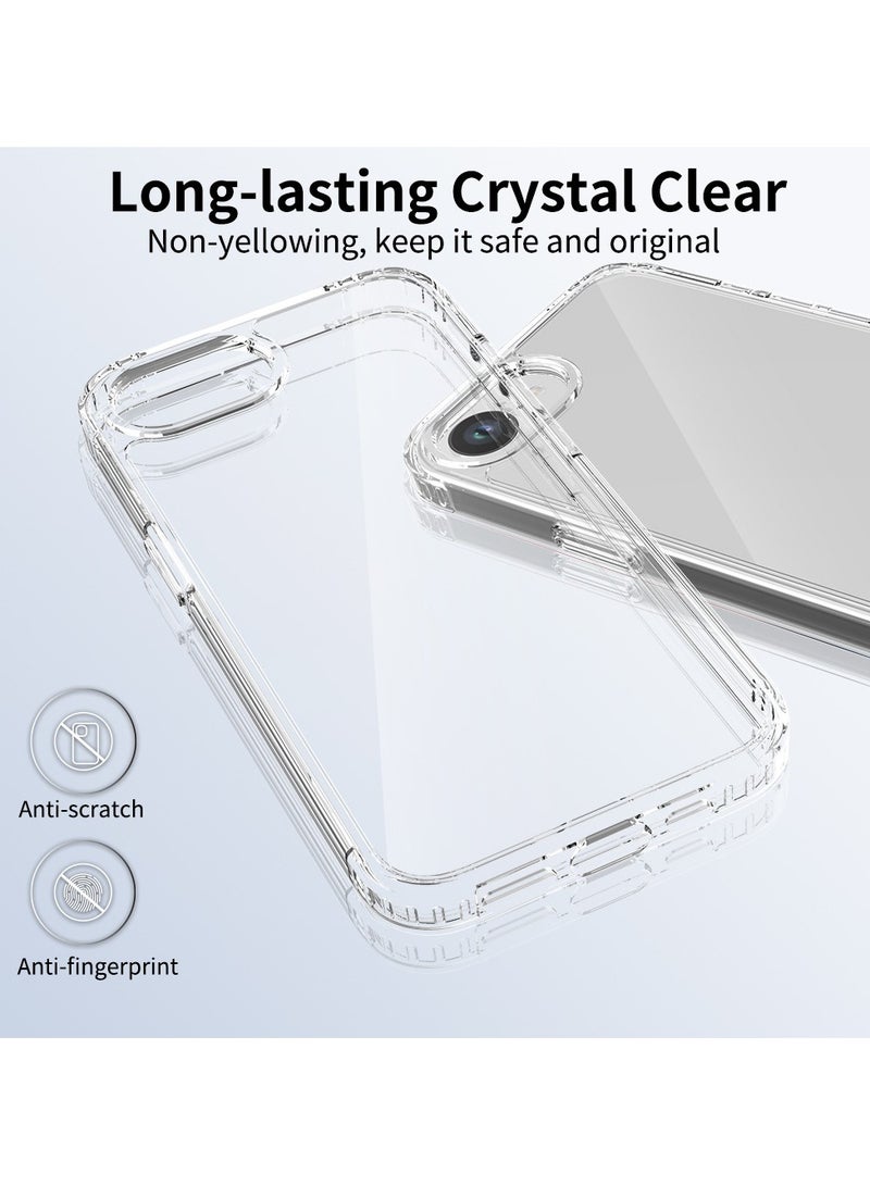 NIBEMINENT Transparent And Scratch Resistant Protective TPU Case Cover For iPhone 16 Pro, Berg Crystal - Image 1