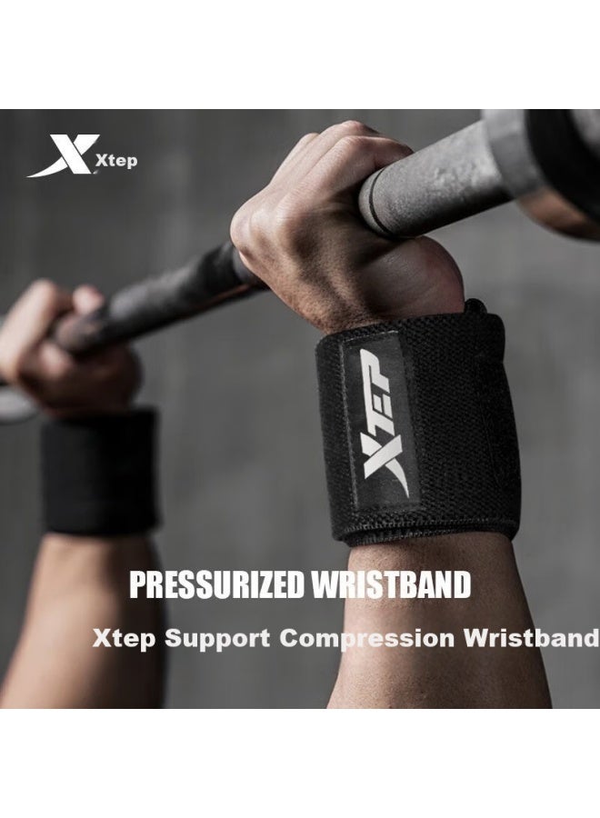 Xtep Wrist Support Fitness Bench Press Push-up Strength Sports Compression Wristband For Men Badminton Tendonitis Wrist Injury Protector - Image 2