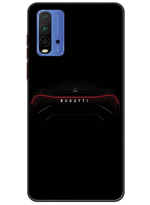 Protective Case Cover For Xiaomi Redmi 9 Power Bugatti Back View