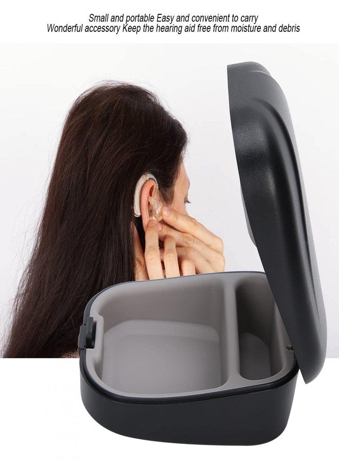 Aika Waterproof Hearing Aid Case - Sturdy Design, Portable and Protective Box for Hearing Aids (Model-4, Black Color) - Image 5