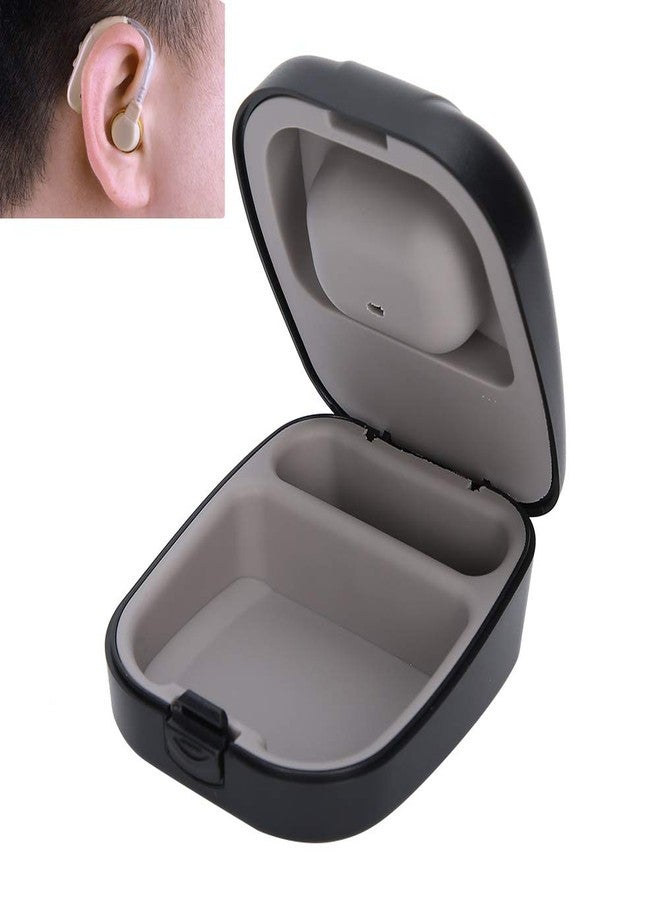 Aika Waterproof Hearing Aid Case - Sturdy Design, Portable and Protective Box for Hearing Aids (Model-4, Black Color) - Image 2