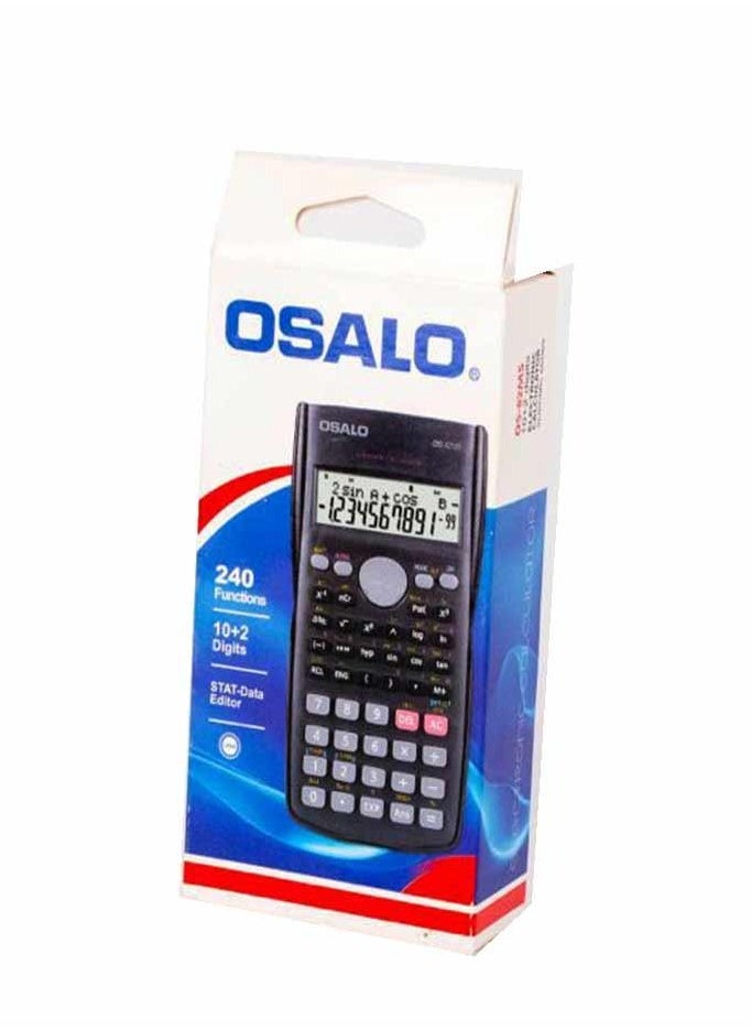 OSALO OSALO Calculator OS-82MS 10+2 Digits, Plastic Key  - Image 1