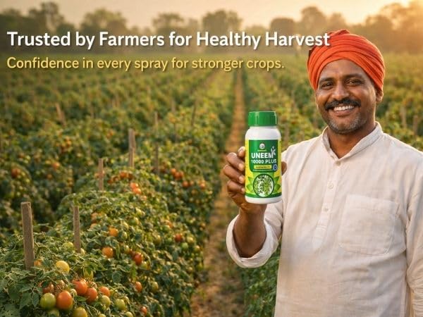 PLANTS & ROOTS Organic Pure Neem Oil For Plants Insects Spray 10000ppm 1ltr Water Soluble Cold Pressed Neem Oil For Agriculture Farming & Gardening Active Azadirachtin For Fungus, Thrips - Image 5