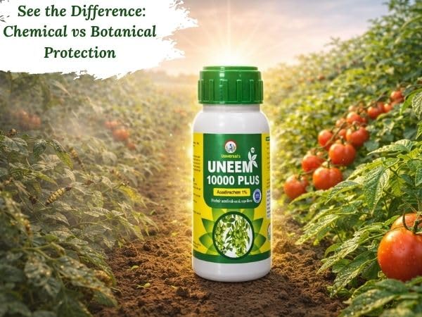 PLANTS & ROOTS Organic Pure Neem Oil For Plants Insects Spray 10000ppm 1ltr Water Soluble Cold Pressed Neem Oil For Agriculture Farming & Gardening Active Azadirachtin For Fungus, Thrips - Image 2