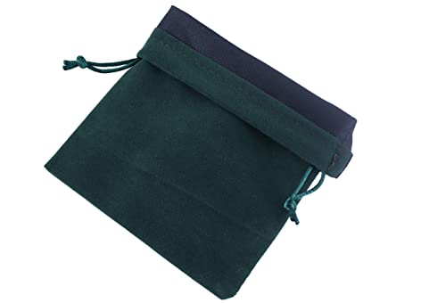 Sansam Large Velvet Drawstring Gift Bag – 10pcs Jewelry & Accessory Pouch for Bracelets, Necklaces & Gifts, Tarot Rune Bags, Purse Storage Bags, Dark Green - Image 5
