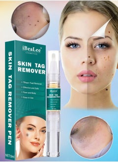 iBealee Skin Tag Remover Pen Fast Skin Tag Removal Effective Safe for Face and Body Tags Mole Wart Skin Tag Remover Serum Painless No Scars Easy Use Wart Remover Liquid  - Image 1