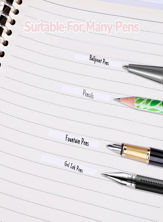 Temiary 4 Pcs 2 in 1 White Correction Tape and Double Sided Roller Set, Aesthetic Smooth Pull Out Tapes with Adhesive Glue Tape Roller Runner for School Office Supplies (Pink) - Image 5