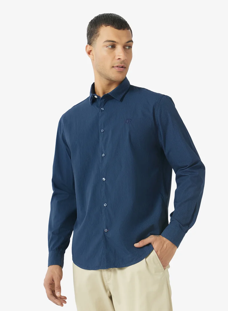 Ben Sherman Pin Striped Long Sleeve Shirt
