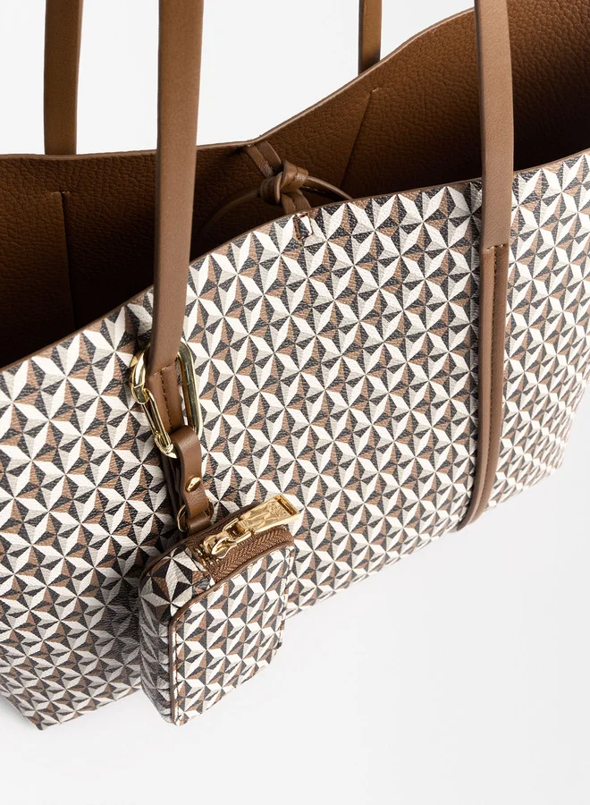 PARFOIS Reversible Printed Shopper Bag for Women Best Price Bahrain