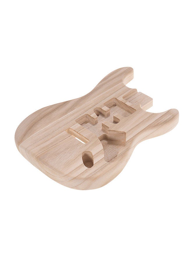 Hss Guitar Body Unfinished Guitar Body - Handcrafted Candlenut Wood ...