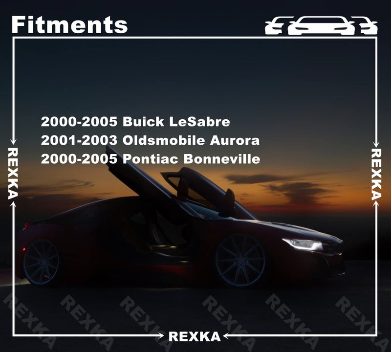 Rexka مشابك تثبيت لوحة باب ريكسا 15 قطعة 25707329 لجنرال موتورز بويك ليسابري لوسيرن أولدزموبيل أورورا - Image 3