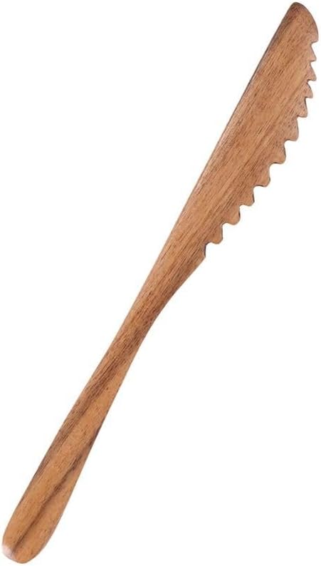 Kopida Wooden Spoon Fork Knife Cutlery Set Natural Acacia Wooden Dinner Utensil Set Kitchen Wooden Flatware Tableware Cutlery Set 3 Pieces - Image 5