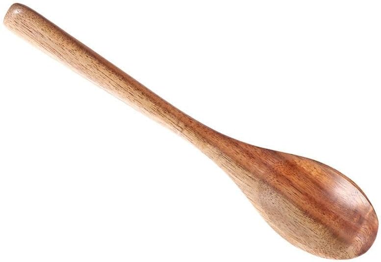Kopida Wooden Spoon Fork Knife Cutlery Set Natural Acacia Wooden Dinner Utensil Set Kitchen Wooden Flatware Tableware Cutlery Set 3 Pieces - Image 3