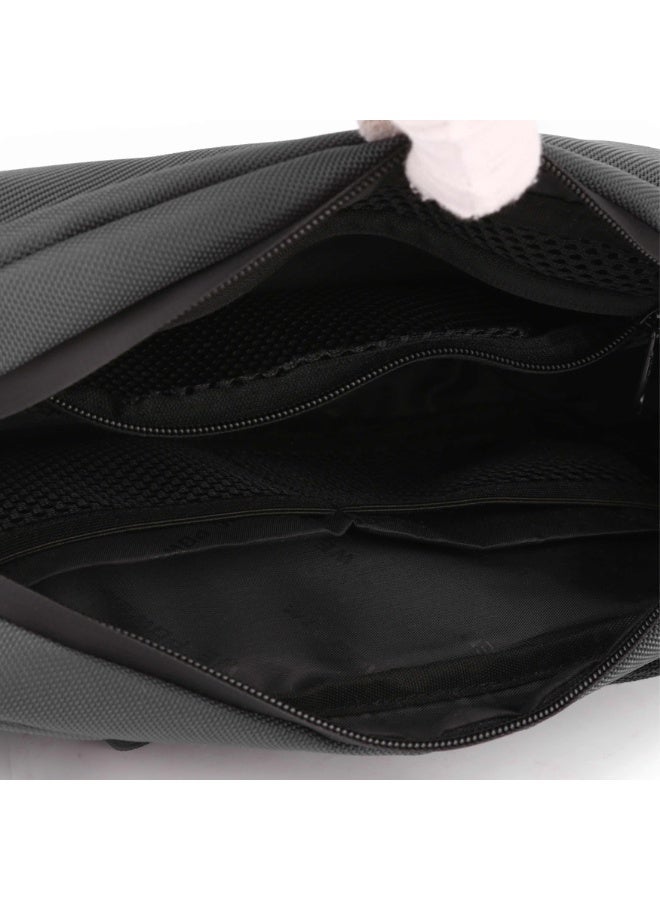 HIKE Waist Bag Anti-Theft Water Resistant Shock Proof Business Leisure Crossbody Chest Bag for Men and Women, HK2121, Grey - Image 5