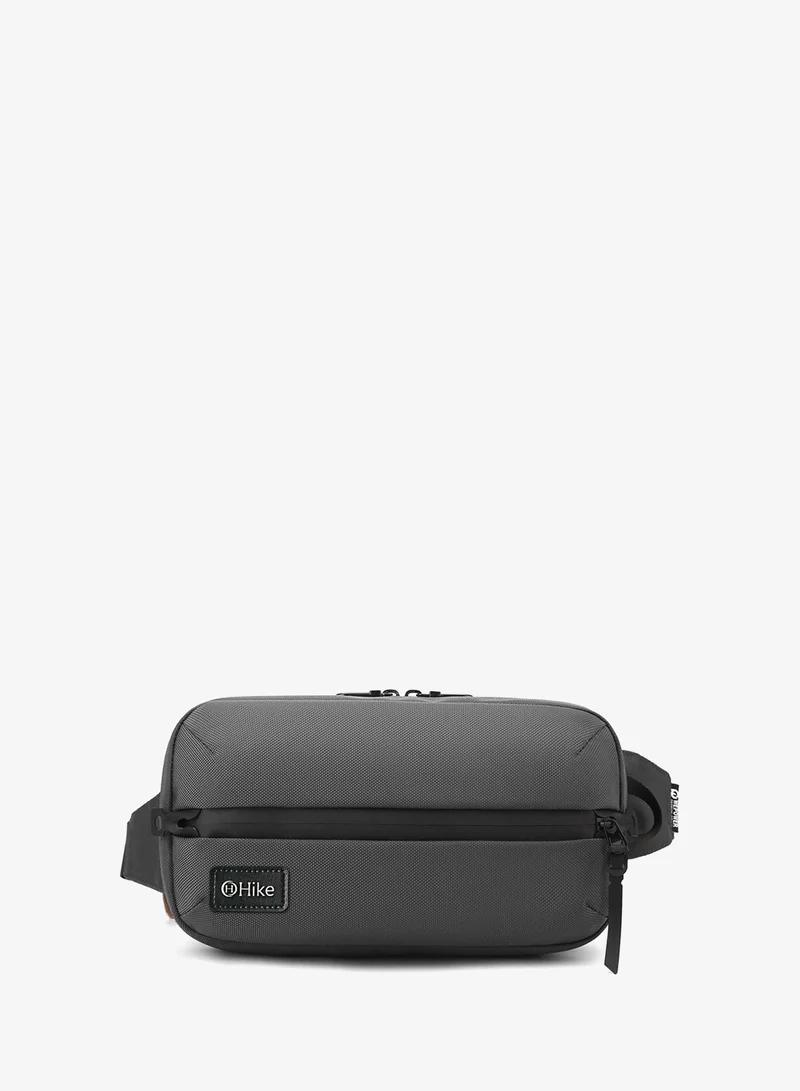 هايك Waist Bag Anti-Theft Water Resistant Shock Proof Business Leisure Crossbody Chest Bag for Men and Women, HK2121, Grey