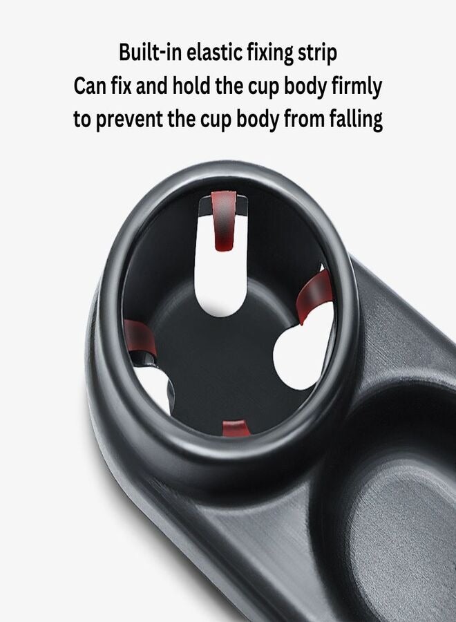 Turtees® Stroller Snack Tray with Cup Holder,Child Snack Tray Multifunction Stroller Organizer,Removable Non-Slip Grip Clip for Stroller Bar - Image 4