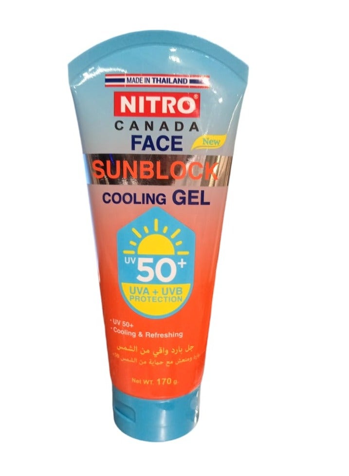 Nitro Canada Cooling Gel Sunscreen 170g