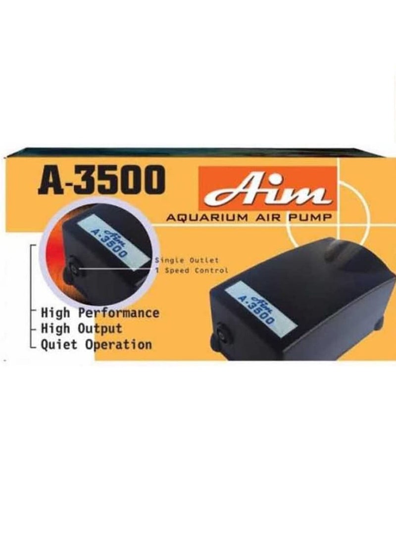 Aim Single Outlet Air Pump For Aquarium Fish Tank A-3500 230V