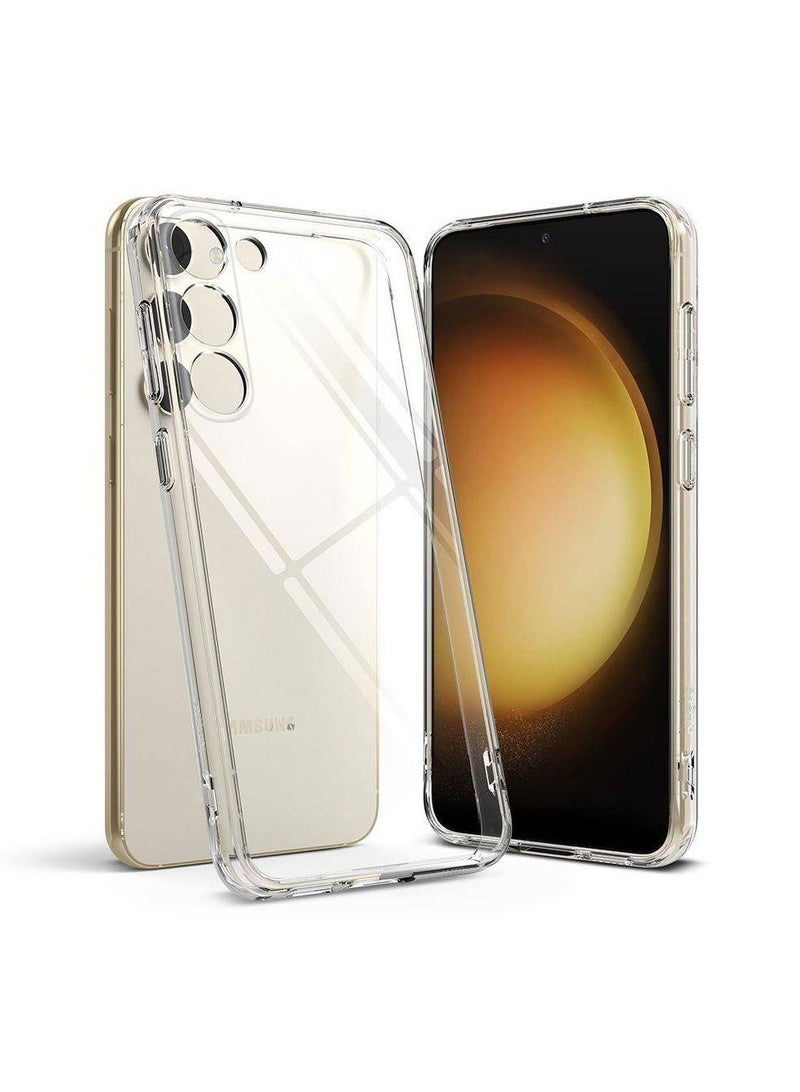 حافظة شفافة لهاتف سامسونج جالاكسي S23 مصنوعة من السيليكون الناعم وغطاء خلفي شفاف مضاد للصدمات متوافق مع هاتف سامسونج جالاكسي S23 - Image 1