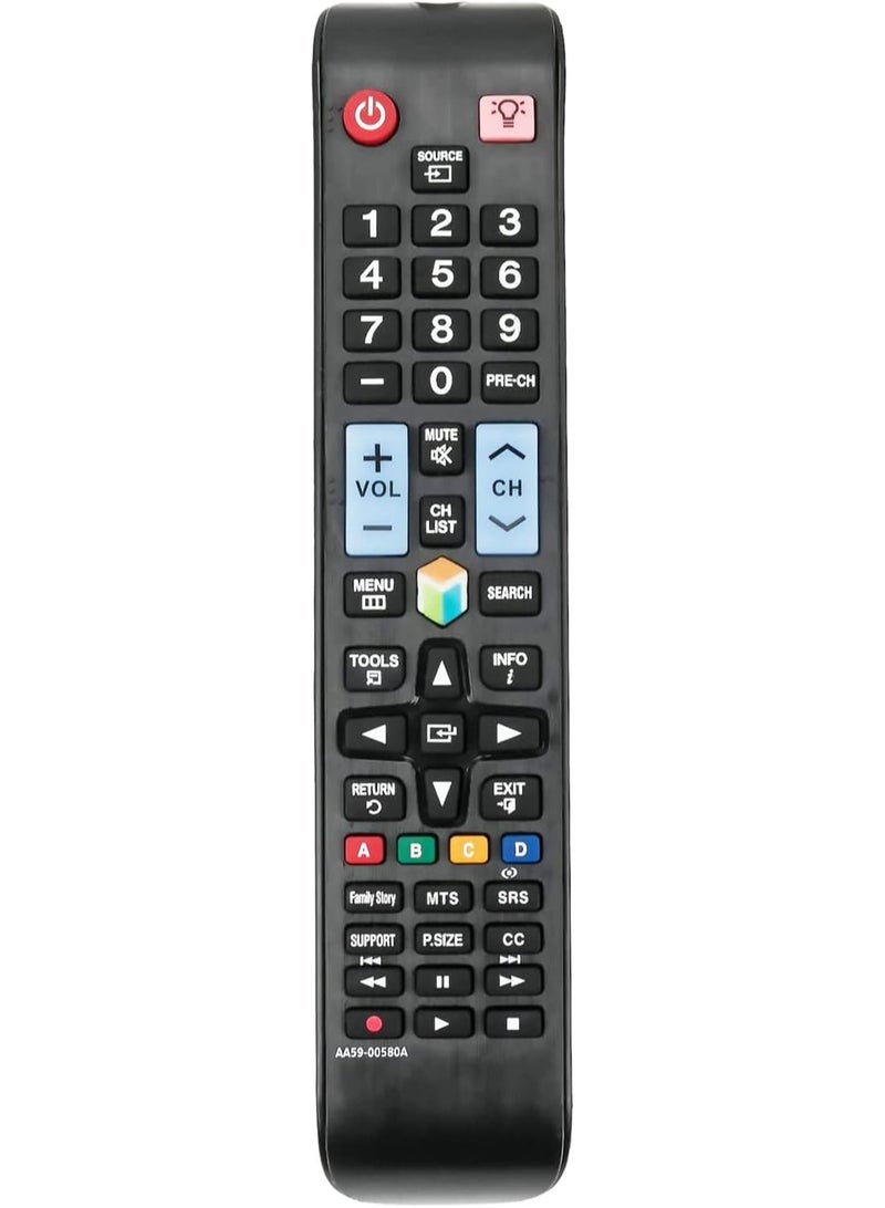 ريبنيو جهاز التحكم عن بعد Allimity AA59-00580A تم استبداله - مناسب لتلفزيون Samsung LED UN40EH5300 UN50EH5300FXZA UN60ES6100 UN40ES6100FXZA UN50ES6150 UN55ES6100F Sub AA59-00790A AA59-00594A AA59-00638A AA59-00581A - Image 1