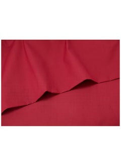 iBed Home 144Tc 3Pc King Bedsheet Set Maroon 240X260Cm  - Image 2