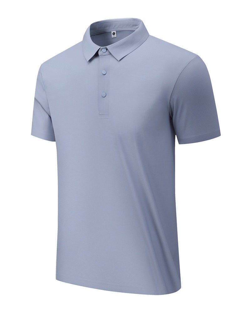 2026 Sports Clothing Moisture-Wicking Polo Summer Short-Sleeved Loose Business Lapel Cultural Shirt Custom Printed with Logo - Image 4