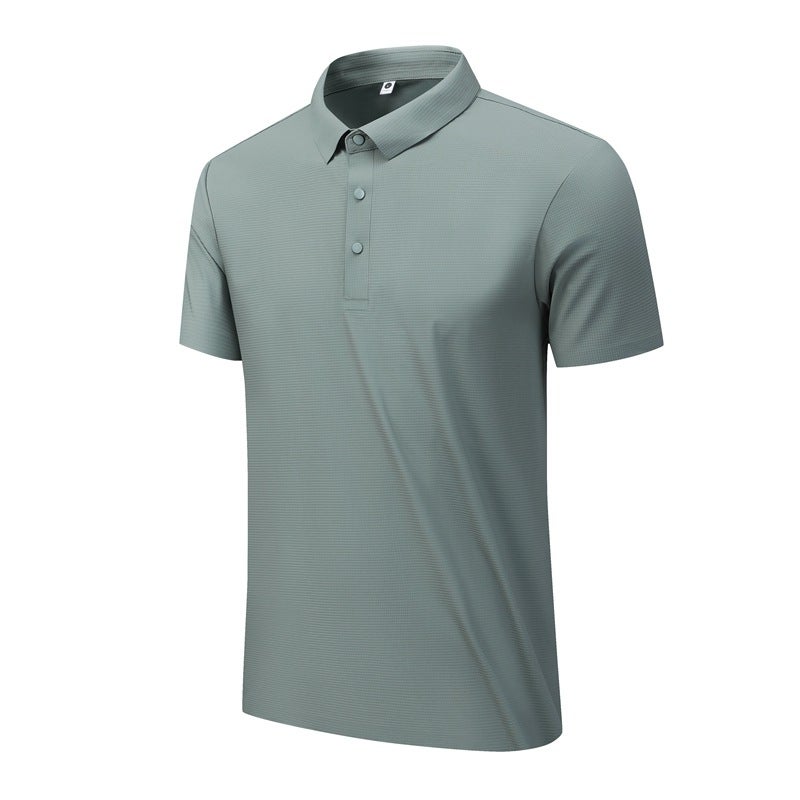 2026 Sports Clothing Moisture-Wicking Polo Summer Short-Sleeved Loose Business Lapel Cultural Shirt Custom Printed with Logo - Image 1