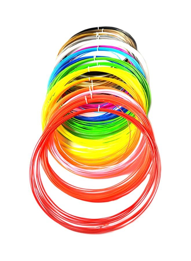 20-Piece Filament Refills For 3D Pen Red/Yellow/Blue - Image 1