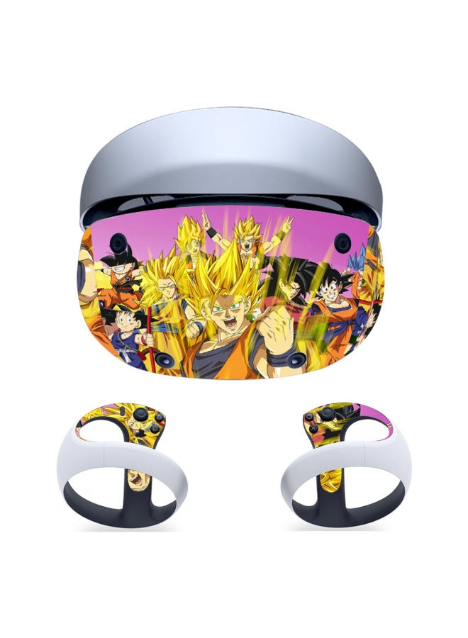 General Suitable For Sony Ps Game Console Series Half Pack Vr2 Glasses HD Protective Film Sticker Anti-scratch Personality Pattern-Color:CMS-VR2(bb)-023-QQ  - Image 1