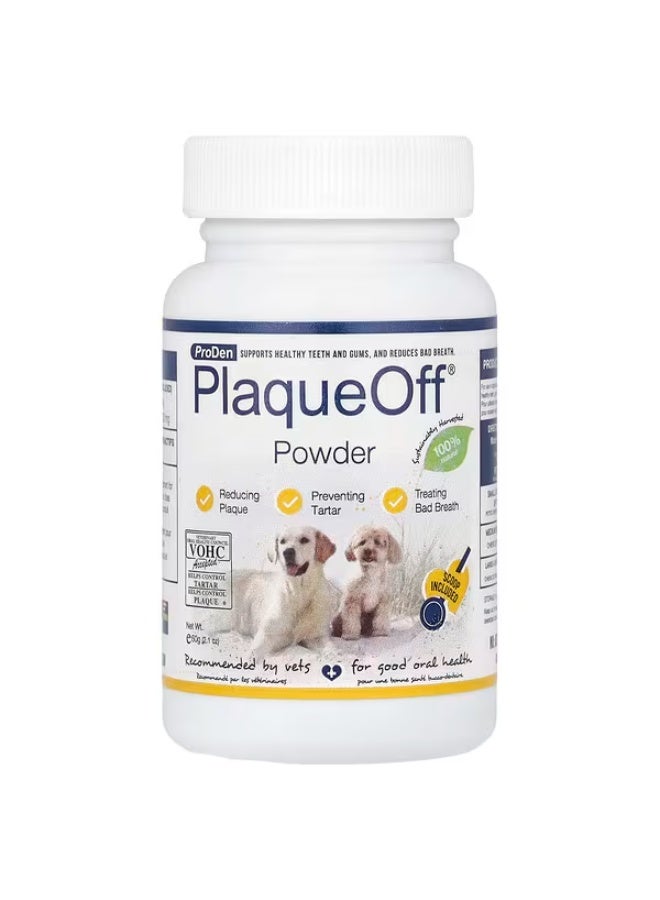 ProDen, مسحوق PlaqueOff®، 2.1 أونصة (60 جم)