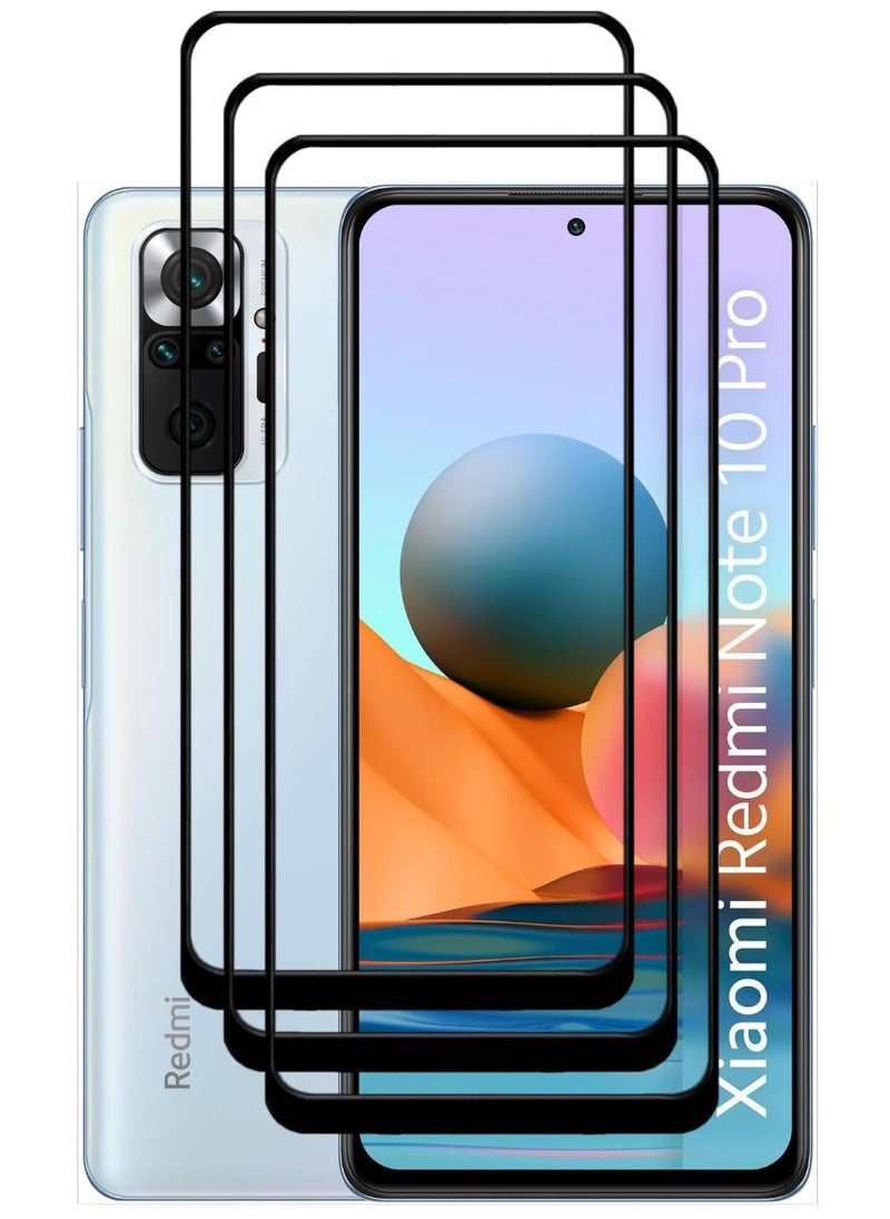 ACLIX 3 Pieces Antistatic ESD Dustproof Premium Quality High Definition Tempered Glass Screen Protector Designed For Xiaomi Redmi Note 10 Pro - Image 1