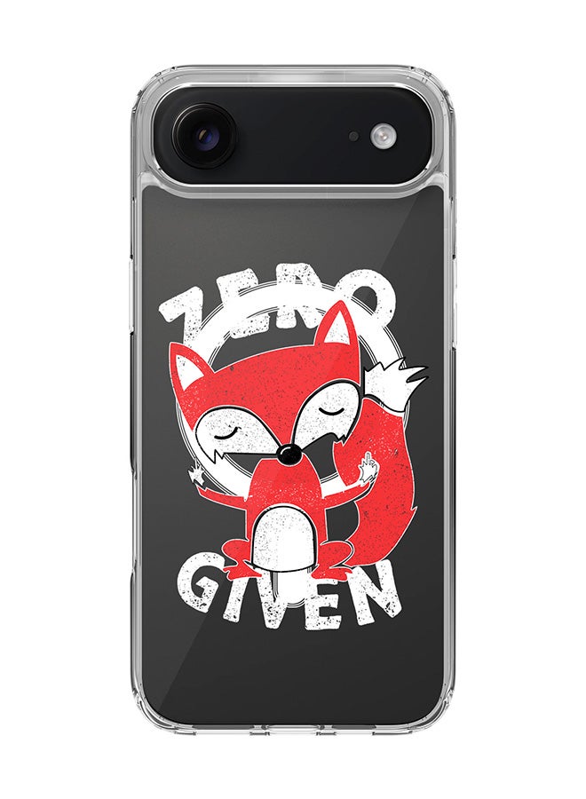 Stylizedd Classic Clear MagSafe Case for iPhone 17 Air , Hybrid Soft Case Flexible Edges Anti Drop TPU PC Gel Thin Transparent Cover [ Designed for iPhone 17 Air ] - Zero Fox Given